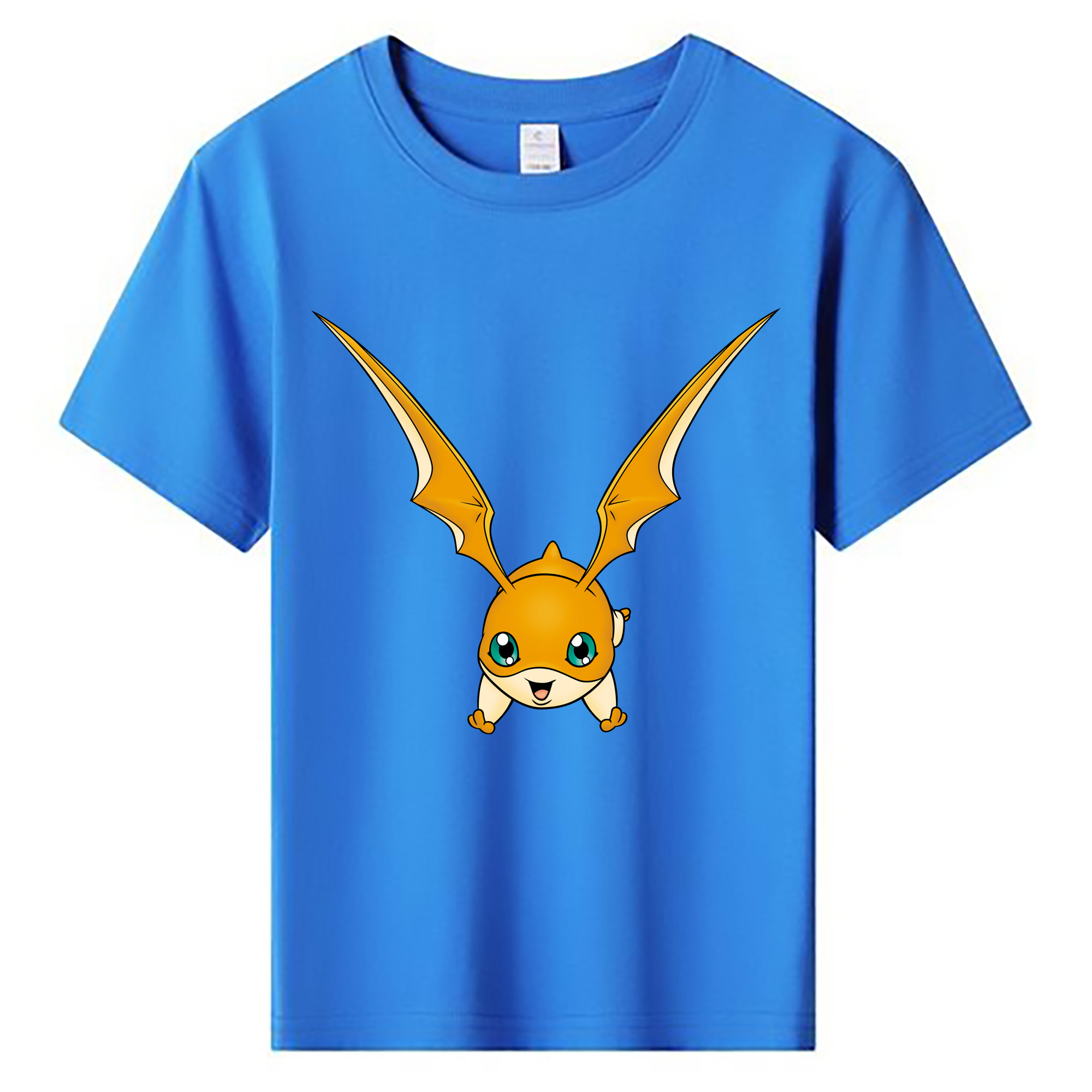 （画像用） Digimon デジタルモンスター/デジモン 綿100％キッズTシャツ（フロントプリント）